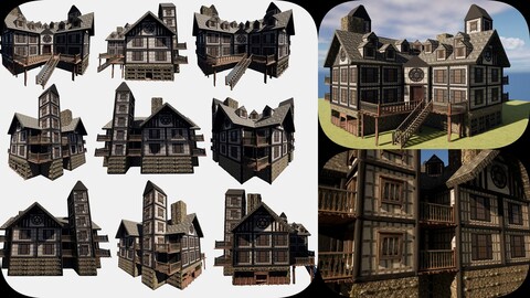 Medieval Fantasy House-Mansion-Manor-Hotel