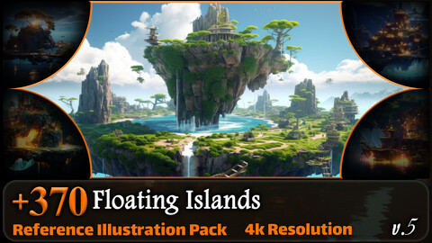 370 Floating Islands Reference Pack | 4K | v.5