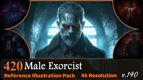 420 Male Exorcist Reference Pack | 4K | v.190