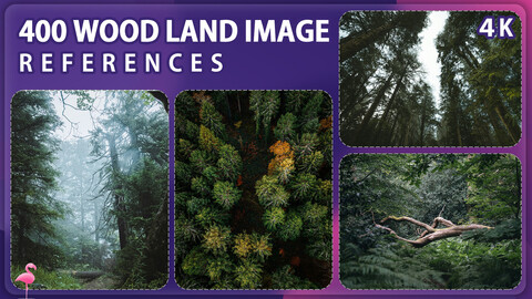 400 Wood Land Reference Pack – Vol 1