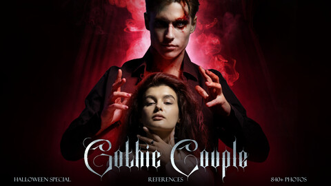 840+ Gothic Couple Halloween References