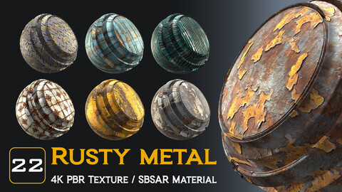 Rusty Metal Material (Vol. 01)