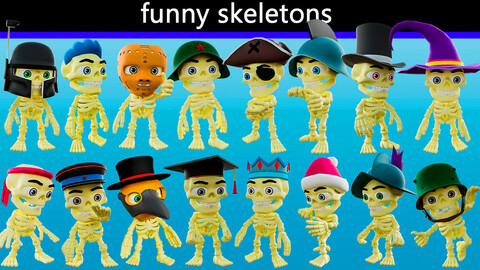 Funny skeletons