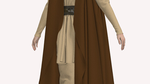 JEDI inspired garment (4th installation) in Style3D Atelier