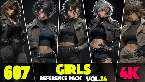 607 4K Girls Reference Pack Vol.24