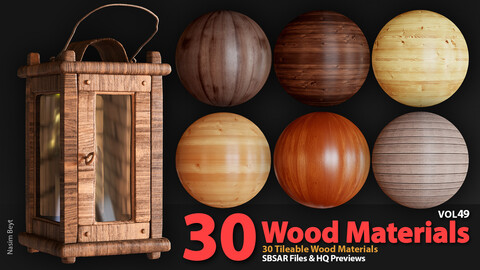 30 Tileable Wood Materials VOL49.SBSAR