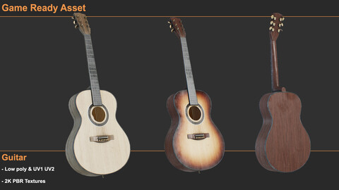 Game Ready Asset - Guitar