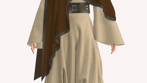 JEDI inspired garment (6th edition) in Style3d Atelier