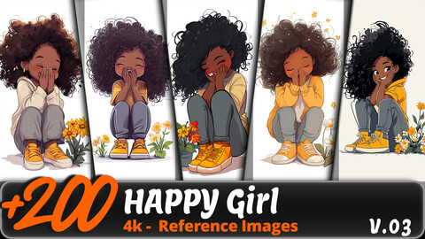 HAPPY Girl V0L. 03/ 4K/ Reference Image