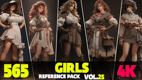 565 4K Girls Reference Pack Vol.25