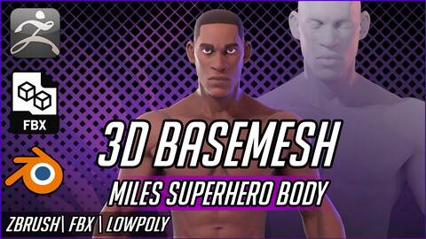 BASEMESH Miles SuperHero Body