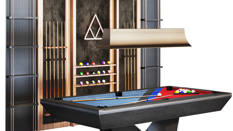 Billiard Set03 pool table cue orb chandelier