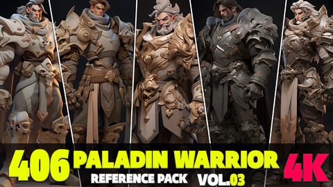 406 4K Paladin Warrior Reference Pack Vol.03