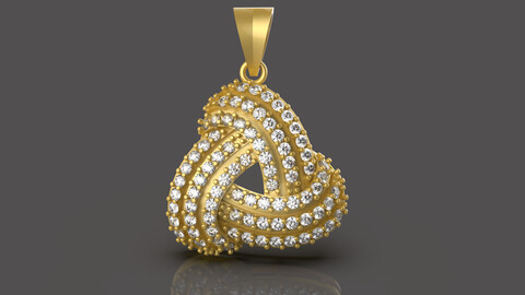 Triangle Pendant 3dm - 0031