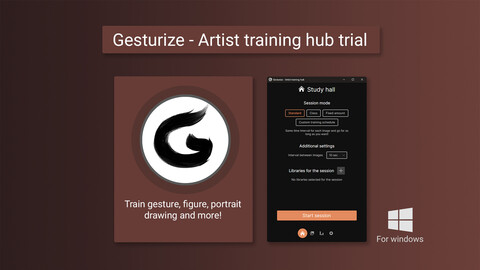 Gesturize - Artist training hub TRIAL