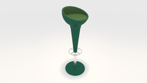 3D Model Bar Stool 12