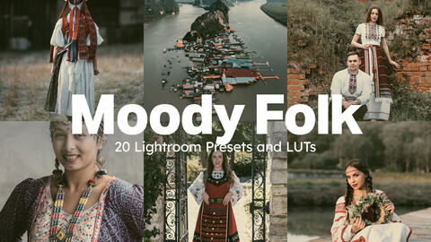 20 Moody Folk LUTs & Lightroom Presets