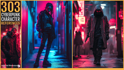 303 Cyberpunk character