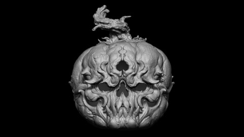 Halloween Pumpkin STL