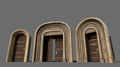 Medieval Door Set