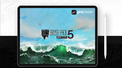 OILS BRUSH PACK v5 for PROCREATE 5.2 AND LATER