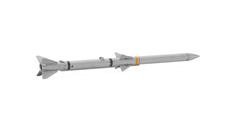 AIM-120 AMRAAM Beyond-Visual-Range Missile | 3D Model