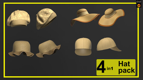 4 in 1 Hat Pack