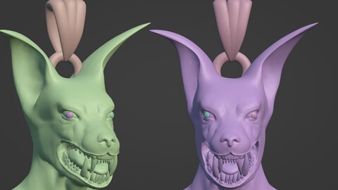 Egyptian Anubis Pendent 3D print model