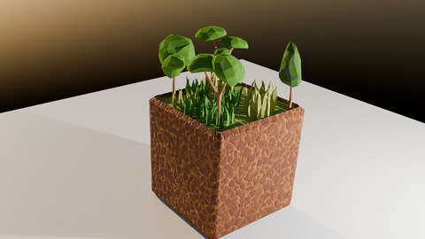 Garden in a Cube: A 3D Isometric Journey