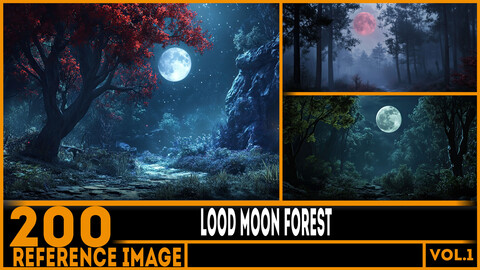 200 ART - lood Moon Forest Reference 6K Package vol.1