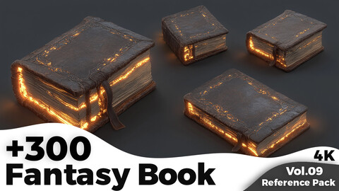 +300 Fantasy Book Reference Images(4k)