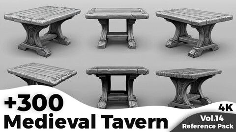 +300 Medieval Tavern Reference Images(4k)