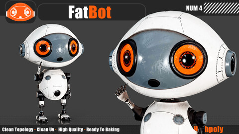 FatBot Robot (Fbx-Obj-Max 2021)