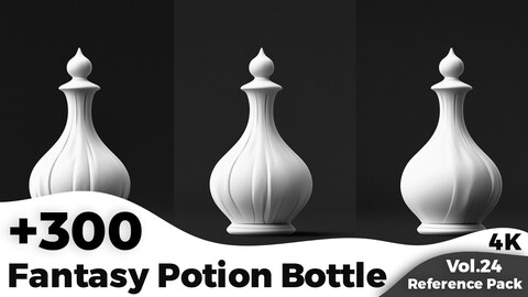 +300 Fantasy Potion Bottle Reference Images(4k)