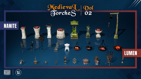 Medieval Torches Vol 02