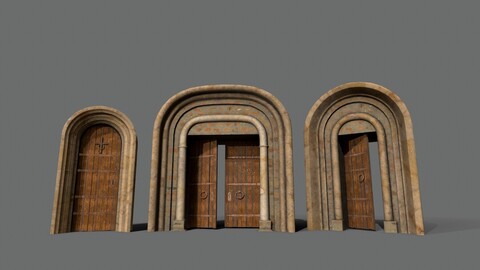 Medieval Door Set