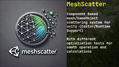 MeshScatter Component Based (Unity Plugin)