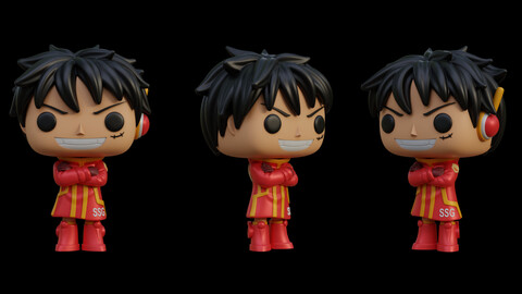 One Piece Luffy EggHead Arc POP fanart ~digital .stl files~