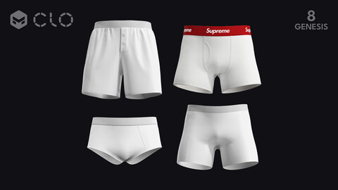 MALE UNDERWEAR PACK – zprj obj fbx highpoly