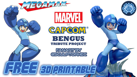 Marvel vs Capcom - Bengus Style Mega Man