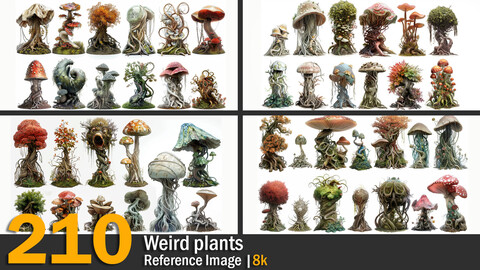 Weird Plants | Reference Images | 8K