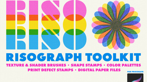 Risograph Toolkit for Procreate