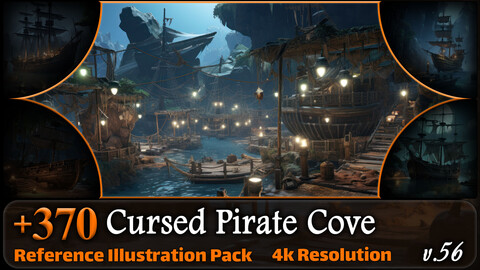 370 Cursed Pirate Cove Reference Pack | 4K | v.56