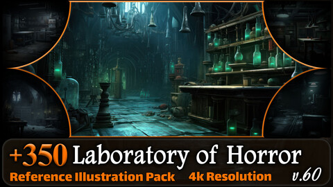 350 Laboratory of Horror Reference Pack | 4K | v.60