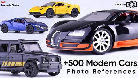 +500 Modern Cars Image References (BluePrint)