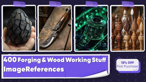 400 Forging And Wood Working Stuff Image References - Vol 01