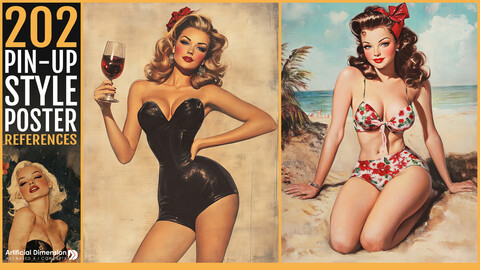 202 pin-up style poster