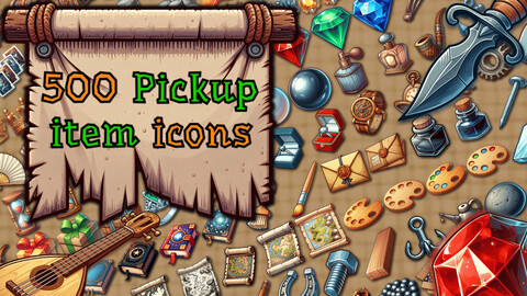 2D Icons - Pickup Items