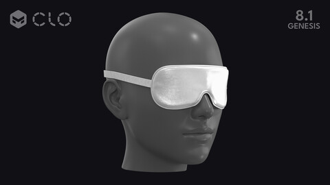 BASIC SLEEP MASK / zpac obj highpoly