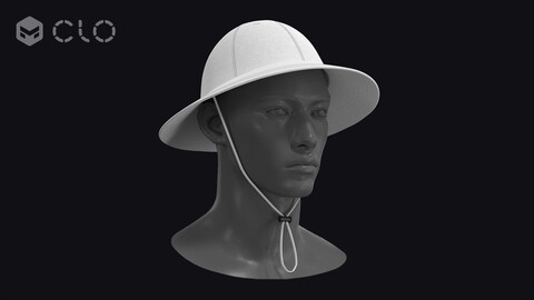 BASIC 6-PANEL HAT / zpac obj fbx highpoly